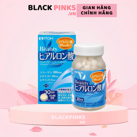 Viên uống bổ sung Hyaluronic Acid Naris ITOH 120 viên