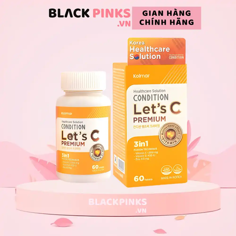 Viên uống bổ sung vitamin C Condition Let's C Premium (Hộp 60 viên)