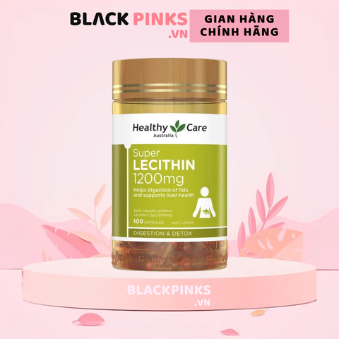 Viên uống mầm đầu nành điều hòa nội tiết Healthy Care Super Lecithin 1200mg (100 viên)