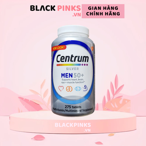 Vitamin tổng hợp dành cho nam giới trên 50 tuổi Centrum Silver Men 50+ (275 viên)