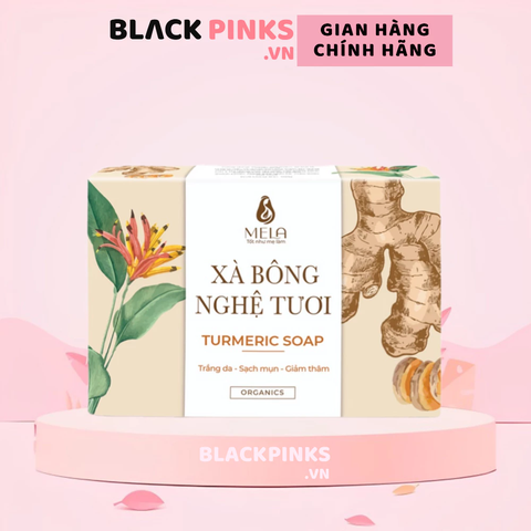 Xà phòng Mela chiết xuất nghệ 100g