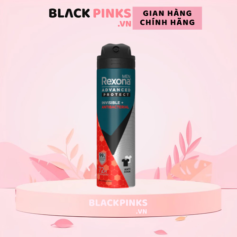 Xịt khử mùi Rexona cho nam khô thoáng Antibac 135ml