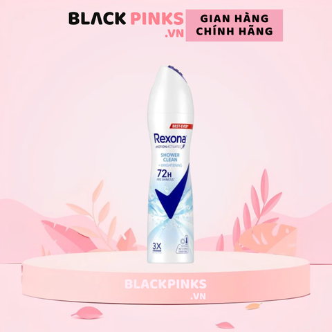 Xịt khử mùi Rexona cho nữ Shower Clean mát lạnh 135ml