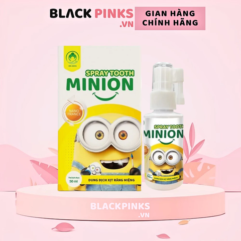 Xịt miệng Minion 50ml cho bé trên 12 tháng tuổi