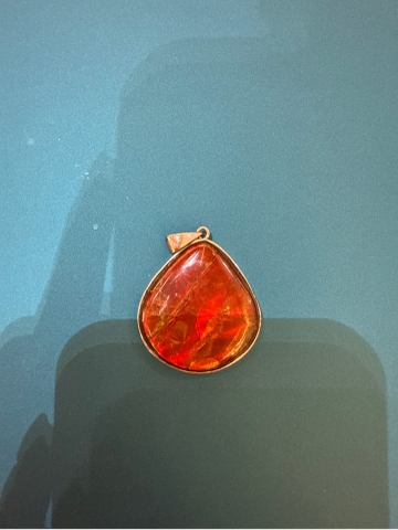 Mặt Dây Chuyền Hoá Thạch Ốc Sên Ammolite