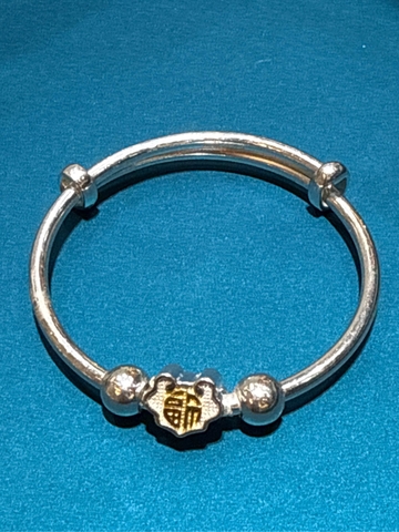 Lắc Tay Bạc 9999 足银手镯