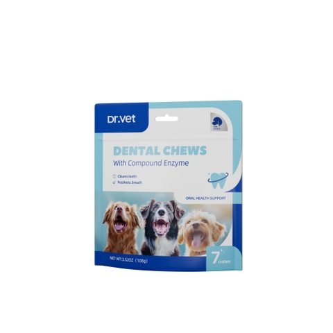 Kẹo Nhai Vệ Sinh Răng Miệng Cho Chó DrVet - Dental Chew 100g