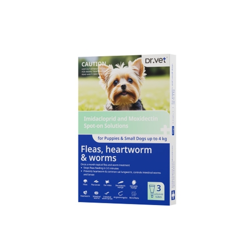 Chó dưới 4kg - Ống nhỏ Gáy loại bỏ ký sinh (for Dogs) 0.4ml