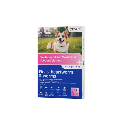 Chó 4-10kg - Ống nhỏ Gáy loại bỏ ký sinh (for Dogs) 1.0ml