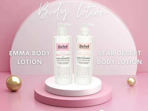 Review Chi Tiết Sữa Dưỡng Thể Sáng Da Hương Nước Hoa Thebol: So Sánh Star Desert Và Emma Body Lotion