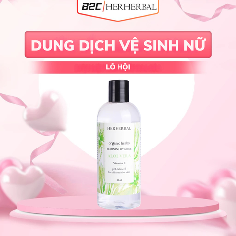 DUNG DỊCH VỆ SINH PHỤ NỮ LÔ HỘI HERHERBAL 310ML