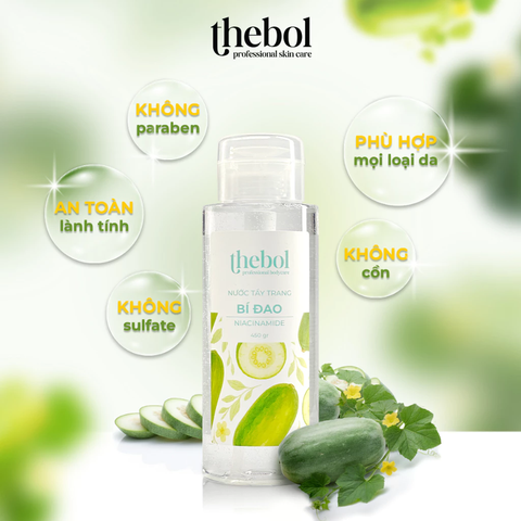 NƯỚC TẨY TRANG BÍ ĐAO THEBOL – SẠCH SÂU, DỊU NHẸ CHO DA