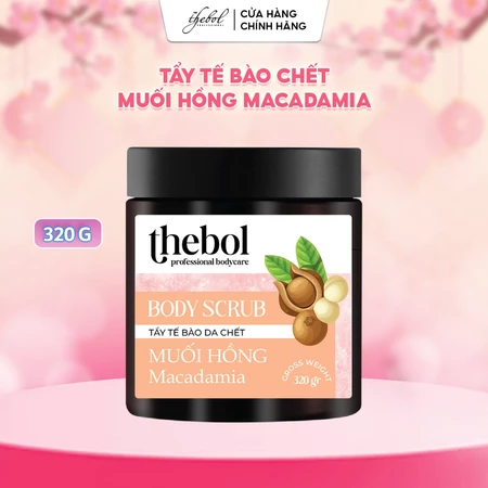 TẨY TẾ BÀO DA CHẾT THEBOL 320GR -   MUỐI HỒNG MACADAMIA