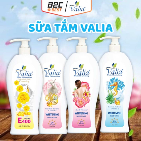 SỮA TẮM  CHIẾT XUẤT TÍNH CHẤT TỰ NHIÊN VALIA 1200G