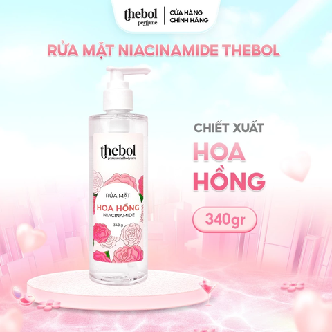 SỮA RỬA MẶT HOA HỒNG THEBOL – DỊU NHẸ, CẤP ẨM &amp; LÀM SẠCH SÂU