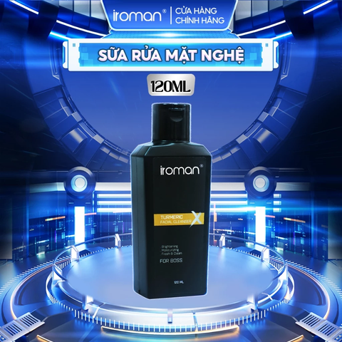SỮA RỬA MẶT CHO NAM IROMAN 120G