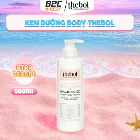SỮA DƯỠNG THỂ SÁNG DA THEBOL HƯƠNG NƯỚC HOA – STAR DESERT BODY LOTION.
