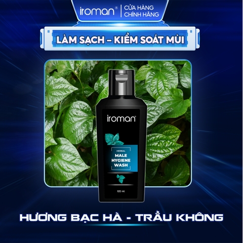 THẢO DƯỢC VỆ SINH NAM – BẠC HÀ • TRẦU KHÔNG • DẦU DỪA • NIACINAMIDE