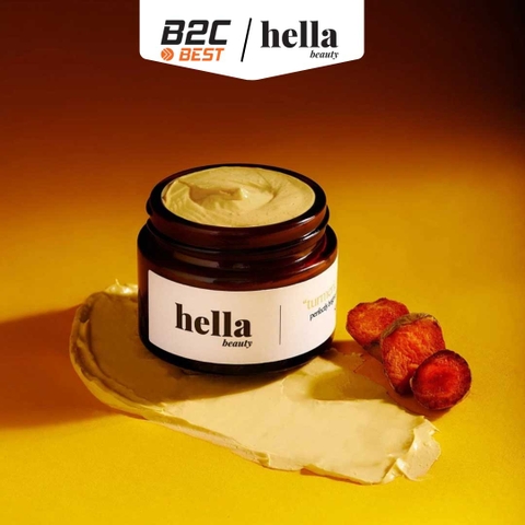 MẶT NẠ NGHỆ DƯỠNG TRẮNG GIẢM THÂM HELLA BEAUTY – 100% TINH CHẤT NGHỆ