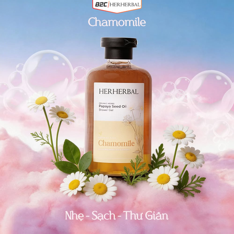 SỮA TẮM NƯỚC HOA HERHERBAL 500ML – CHAMOMILE