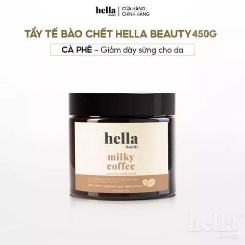 HELLA BEAUTY – TẨY TẾ BÀO DA CHẾT BODY CÀ PHÊ 400gr