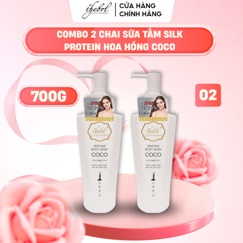 COMBO 2 SỮA TẮM SILK PROTEIN HƯƠNG NƯỚC HOA PHÁP COCO 700G_02
