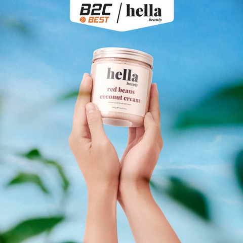 HELLA BEAUTY – TẨY TẾ BÀO DA CHẾT ĐẬU ĐỎ & BƠ