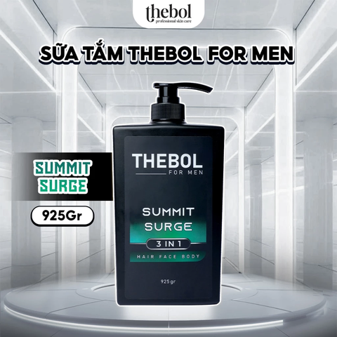 TẮM GỘI RỬA MẶT 3IN1 THEBOL FOR MEN - SUMMIT SURGE