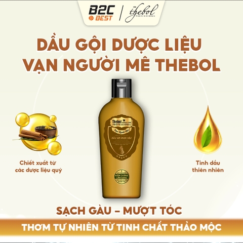 THEBOL – DẦU GỘI NGĂN GÀU TÓC DƯỢC LIỆU HỮU CƠ VẠN NGƯỜI MÊ (VÀNG) 175Gr