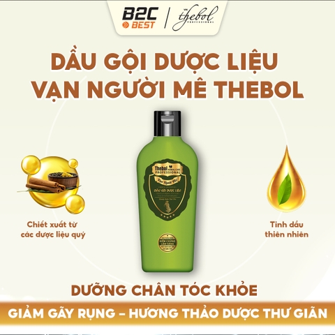 DẦU GỘI NGĂN RUNG TÓC DƯỢC LIỆU HỮU CƠ VẠN NGƯỜI MÊ (XANH) 175Gr