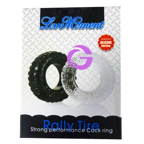 Vòng đeo cậu nhỏ silicon Rally Tire bộ 2 vòng