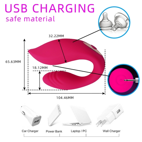 Trứng Rung 2 Đầu Tai Thỏ Với Remote Điều Khiển