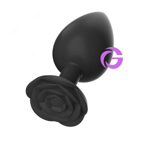 Phích Cắm Hậu Môn Silicone hoa hồng