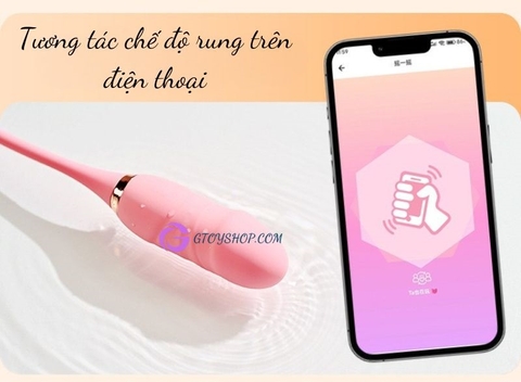 Trứng rung thụt hai đầu ROSELEX điều khiển qua ứng dụng