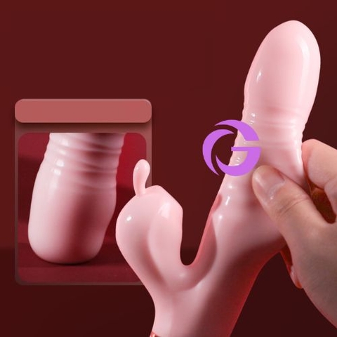 Gậy Rung MizzZee Co Giãn Rung Thụt Hút