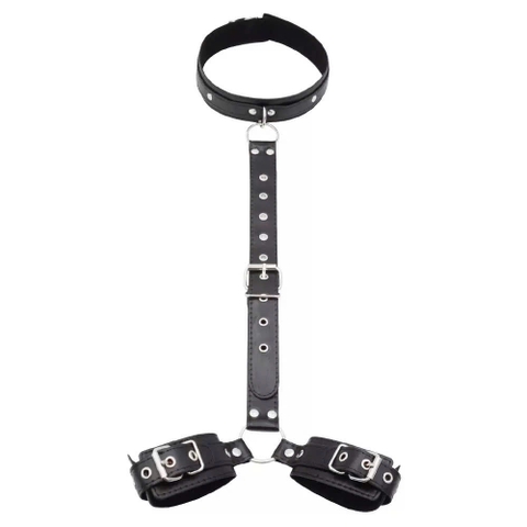 Bộ đồ chơi BDSM trói cổ và tay