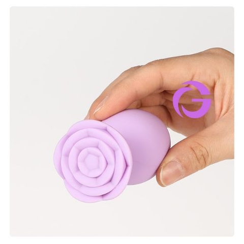 Phích Cắm Hậu Môn Silicone hoa hồng