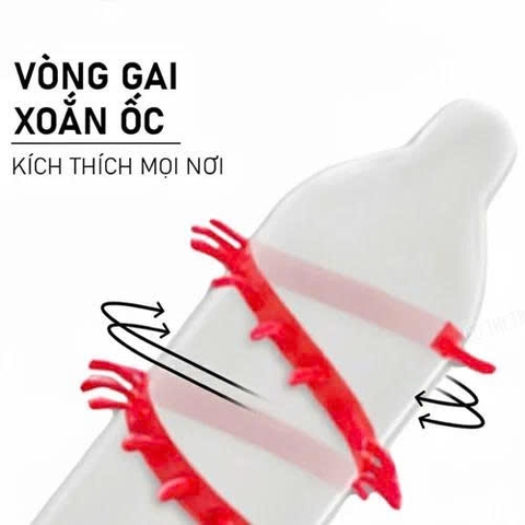 Bao Cao Su 12 Con Giáp Gai Râu Xoắn Ốc Cao Cấp