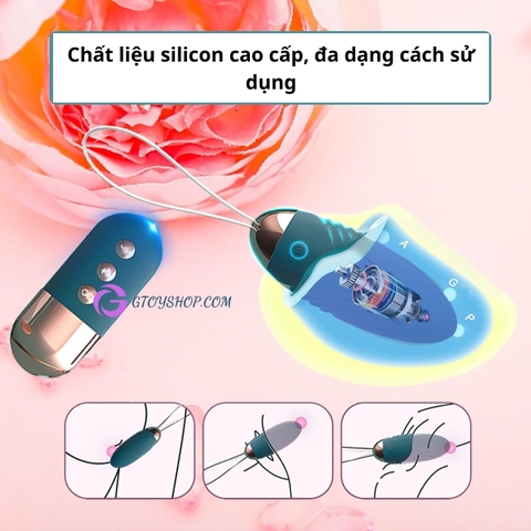 Trứng rung Lilo làm ấm điều khiển từ xa