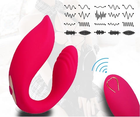 Trứng Rung 2 Đầu Tai Thỏ Với Remote Điều Khiển