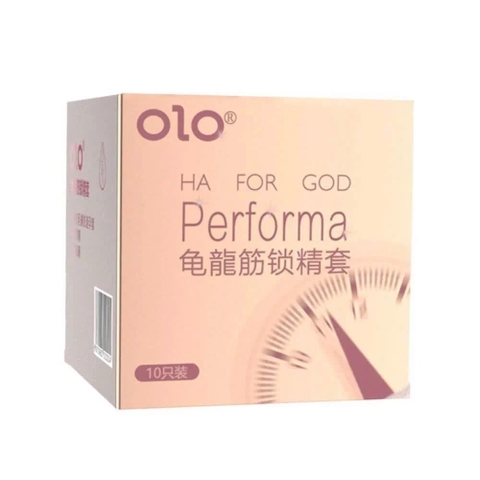 Bao cao su OLO 0.01 Performa Ha For God Siêu Mỏng Hộp 10 Cái