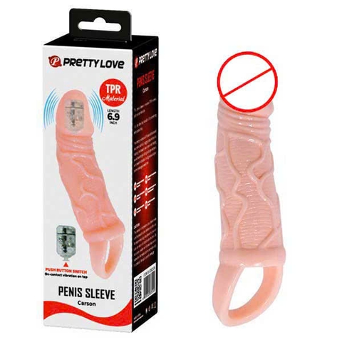 Bao đôn dên Pretty Love 6.9 inch rung đầu có quai đeo