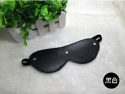 Bịt Mắt Bằng Da và Vải BDSM Mềm Mại