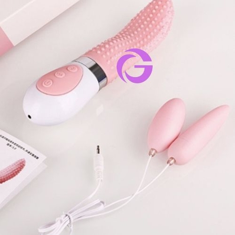 Bộ Lưỡi Rung Tình Yêu Kèm Trứng Rung 2 đầu