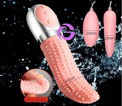 Bộ Lưỡi Rung Tình Yêu Kèm Trứng Rung 2 đầu