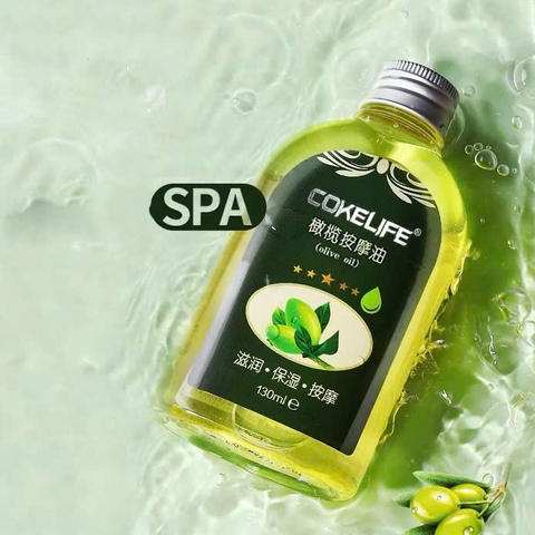 Dầu Oliu Cokelife bôi trơn và massage toàn thân 130ml