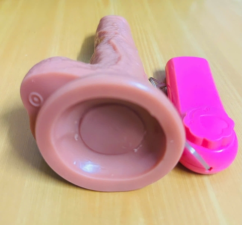 Dương vật giả Muha rung dính tường 16,5 cm