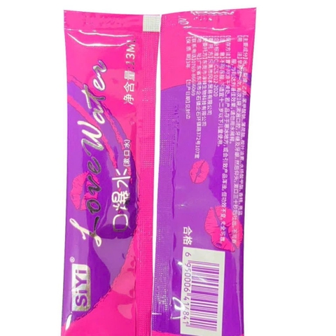 Combo 5 Gói Gel Bôi Trơn QH Bằng Miệng Siyi 13ml