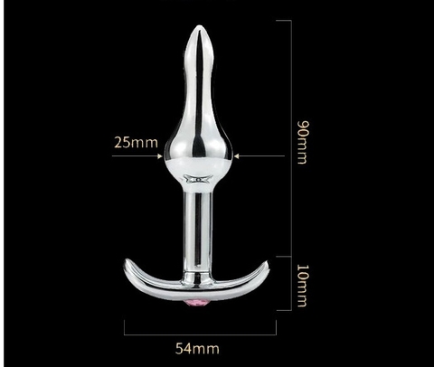 Plug hậu môn inox hình mỏ neo 2 nất