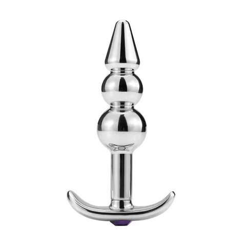 Plug hậu môn inox hình mỏ neo 3 nất